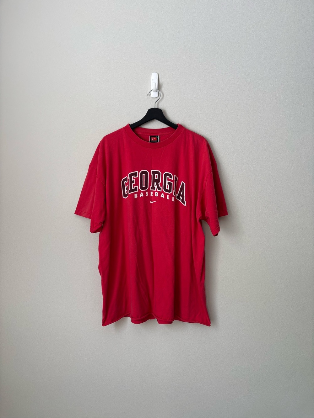 Vintage Nike Red Georgia Baseball Short-Sleeve Tee